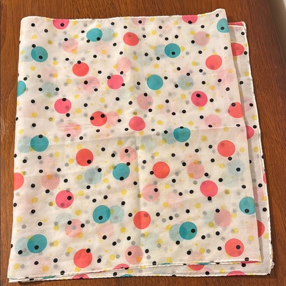 Colorful Polka Dot Silk Touch Scarf - Picture 1 of 1